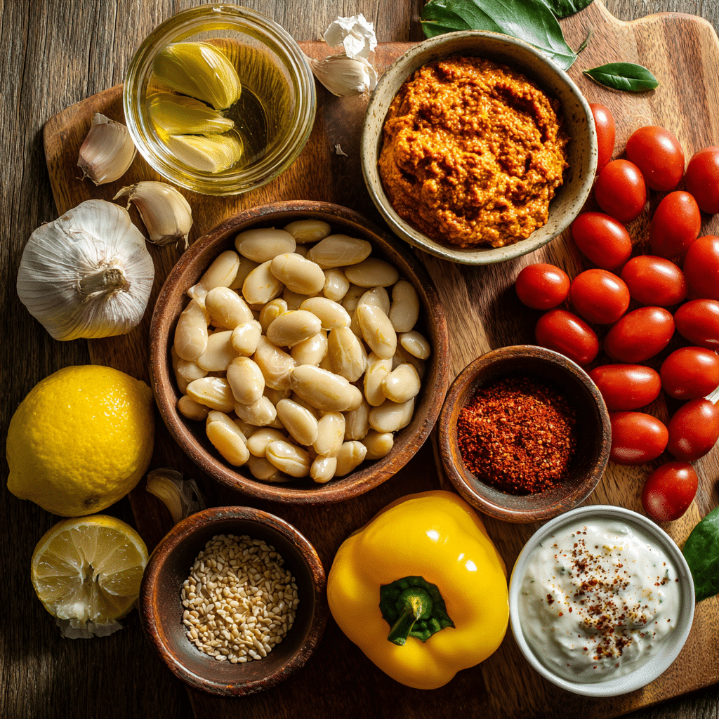 Harissa Butter Beans: A Surprising Twist That Delivers Big Flavor 4 Harissa butter bean recipe ingredients