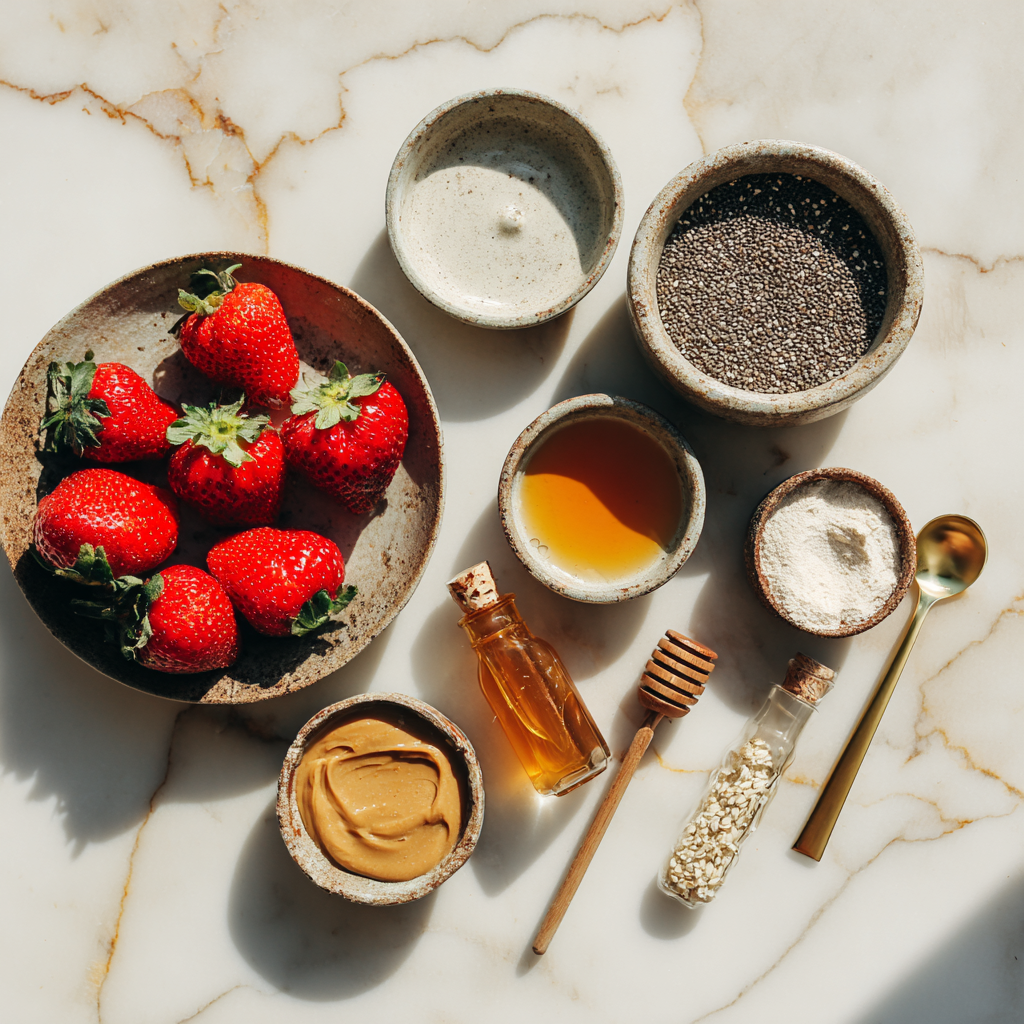 Strawberry Chia Pudding: The Ultimate Healing Breakfast You Need Today 4 Ingredients for making strawberry chia pudding