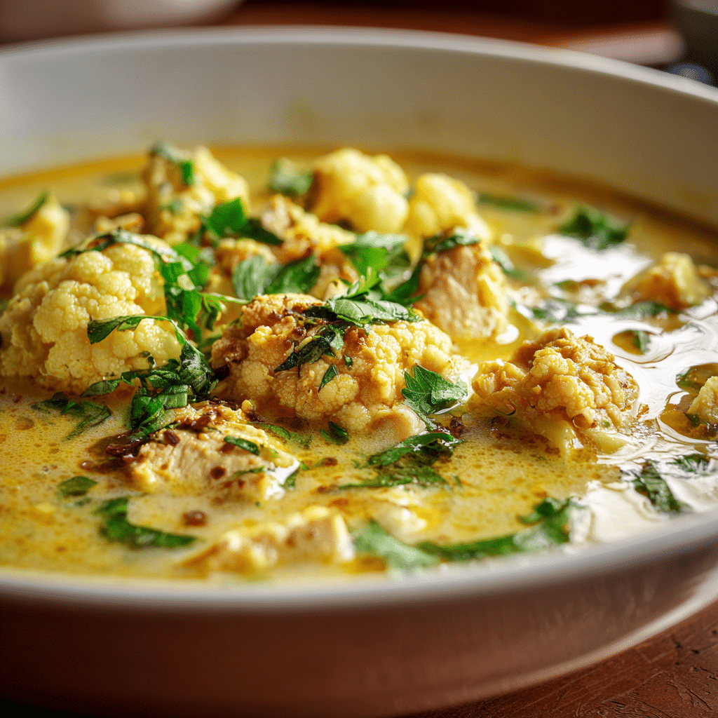 Cauliflower Chicken Soup Recipe: The Quick and Nourishing Comfort You Need 2 Cauliflower Chicken Soup
