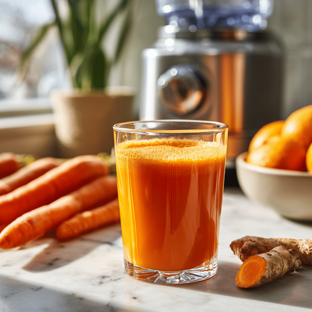 Carrot Ginger Turmeric Juice